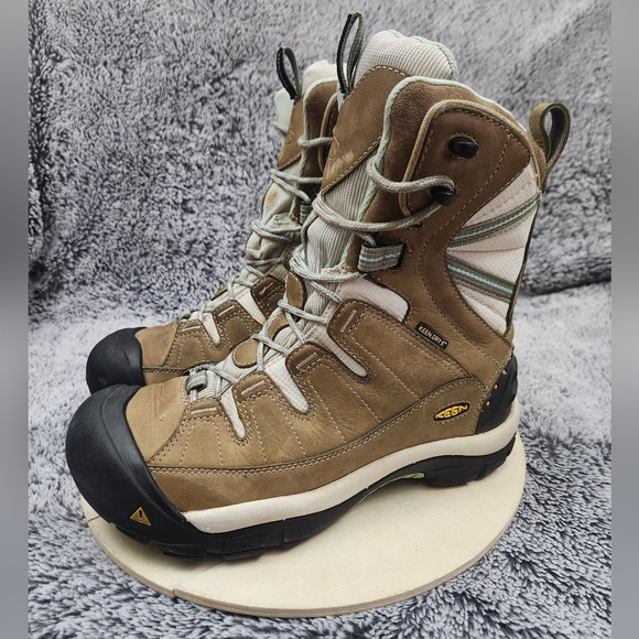 Keen Dry Summit County Work WP Insulated Winter Hiking Shoes Women's Size 8.5 - Picture 4 of 9